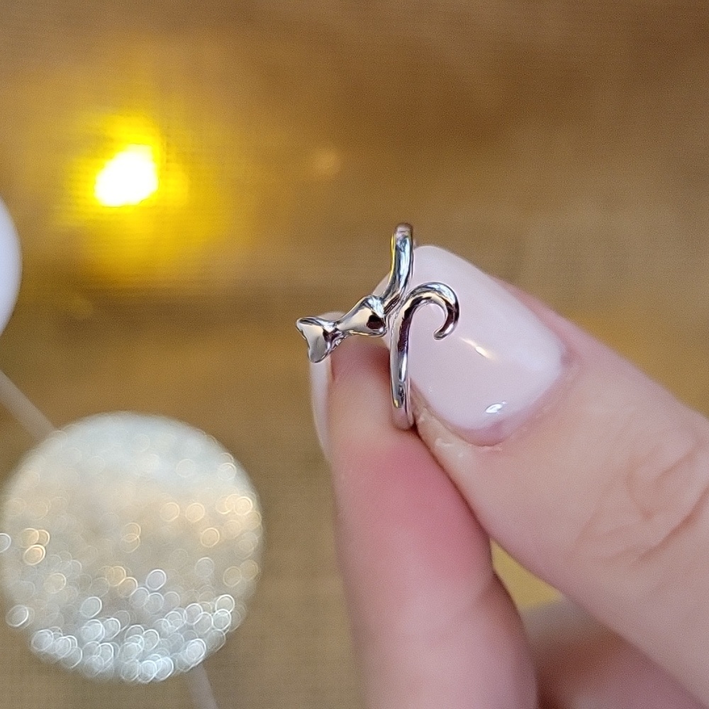 ADJUSTABLE CAT RING - Picture 7 of 7